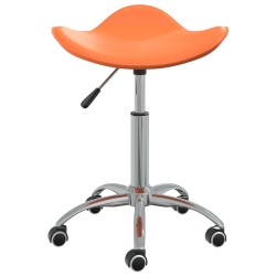 Tabouret de salon et spa Orange Similicuir 510171510171