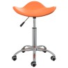 Tabouret de salon et spa Orange Similicuir 510171510171