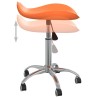Tabouret de salon et spa Orange Similicuir 510171510171