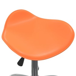 Tabouret de salon et spa Orange Similicuir 510171510171