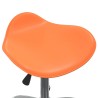 Tabouret de salon et spa Orange Similicuir 510171510171