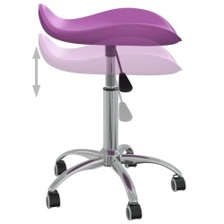 Tabouret de salon et spa Violet Similicuir 510172510172