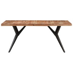 Table de salle à manger 160x80x76 cm Bois d'acacia solide 510180510180