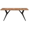 Table de salle à manger 160x80x76 cm Bois d'acacia solide 510180510180