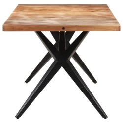 Table de salle à manger 160x80x76 cm Bois d'acacia solide 510180510180