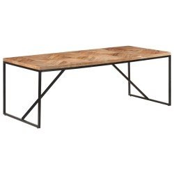 Table à dîner 200x90x76 cm Bois massif d'acacia et de manguier 510209510209