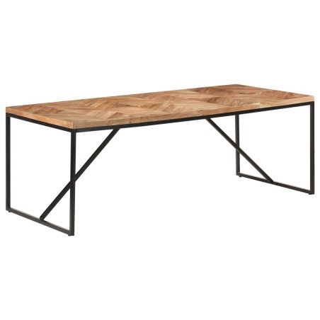 Table à dîner 200x90x76 cm Bois massif d'acacia et de manguier 510209510209