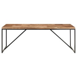 Table à dîner 200x90x76 cm Bois massif d'acacia et de manguier 510209510209