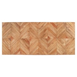 Table à dîner 200x90x76 cm Bois massif d'acacia et de manguier 510209510209