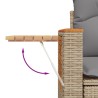 Salon de jardin avec coussins 7 pcs beige résine tressée 510215510215