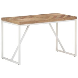 Table à manger 120x60x76 cm Bois massif d'acacia et de manguier 510238510238