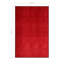 Paillasson lavable Rouge 120x180 cm 510243510243