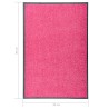 Paillasson lavable Rose 60x90 cm 510244510244