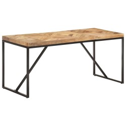 Table à dîner 160x70x76 cm Bois massif d'acacia et de manguier 510256510256