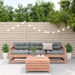 Salon de jardin 4 pcs avec coussins bois massif douglas 510264510264