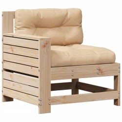 Salon de jardin 5 pcs avec coussins Bois de pin massif 510277510277