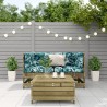 Salon de jardin 3 pcs avec coussins bois de pin imprégné 510279510279