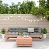 Salon de jardin 4 pcs avec coussins bois massif douglas 510281510281