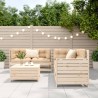 Salon de jardin 5 pcs bois de pin massif 510284510284