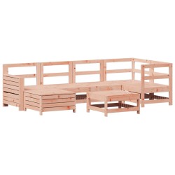 Salon de jardin 7 pcs bois massif sapin de douglas 510288510288