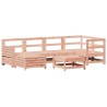 Salon de jardin 7 pcs bois massif sapin de douglas 510288510288