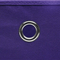 Boîtes de rangement avec couvercles 10 pcs 28x28x28 cm Violet 510299510299