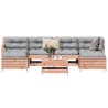 Salon de jardin 7 pcs bois massif sapin de douglas 510314510314