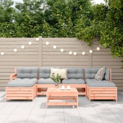 Salon de jardin 7 pcs bois massif sapin de douglas 510314510314