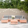 Salon de jardin 7 pcs bois massif sapin de douglas 510314510314