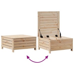 Salon de jardin 3 pcs avec coussins Bois de pin massif 510315510315