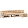 Salon de jardin 5 pcs avec coussins Bois de pin massif 510320510320