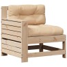 Salon de jardin 5 pcs avec coussins Bois de pin massif 510320510320
