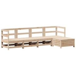 Salon de jardin 5 pcs bois de pin massif 510321510321