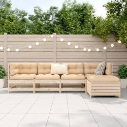 Salon de jardin 5 pcs bois de pin massif 510321510321