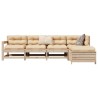 Salon de jardin 5 pcs bois de pin massif 510322510322