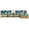 Salon de jardin 5 pcs bois de pin imprégné 510323510323