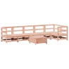 Salon de jardin 7 pcs bois massif sapin de douglas 510325510325