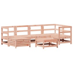 Salon de jardin 7 pcs bois massif sapin de douglas 510329510329