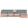 Salon de jardin 5 pcs avec coussins bois massif douglas 510330510330