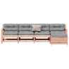 Salon de jardin 5 pcs avec coussins bois massif douglas 510340510340