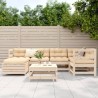 Salon de jardin 7 pcs bois de pin massif 510342510342