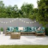 Salon de jardin 7 pcs bois de pin imprégné 510344510344