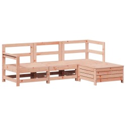 Salon de jardin 4 pcs bois massif sapin de douglas 510347510347