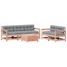 Salon de jardin 6 pcs avec coussins bois massif Douglas 510356510356