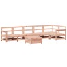 Salon de jardin 7 pcs bois massif sapin de douglas 510358510358