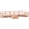 Salon de jardin 7 pcs bois massif sapin de douglas 510360510360