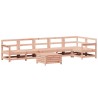Salon de jardin 7 pcs bois massif sapin de douglas 510361510361