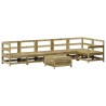 Salon de jardin 7 pcs bois de pin imprégné 510363510363