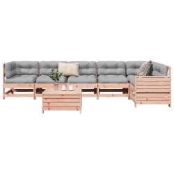 Salon de jardin 7 pcs bois massif sapin de douglas 510365510365