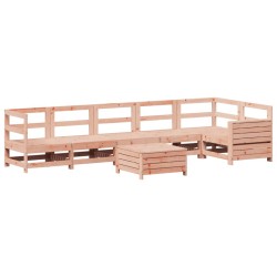 Salon de jardin 7 pcs bois massif sapin de douglas 510365510365